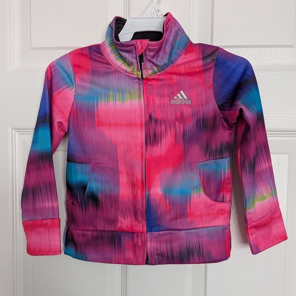 Adidas Girls (Size 2T) Zip-Up Track Jacket/Sweatshirt - Picture 1 of 6